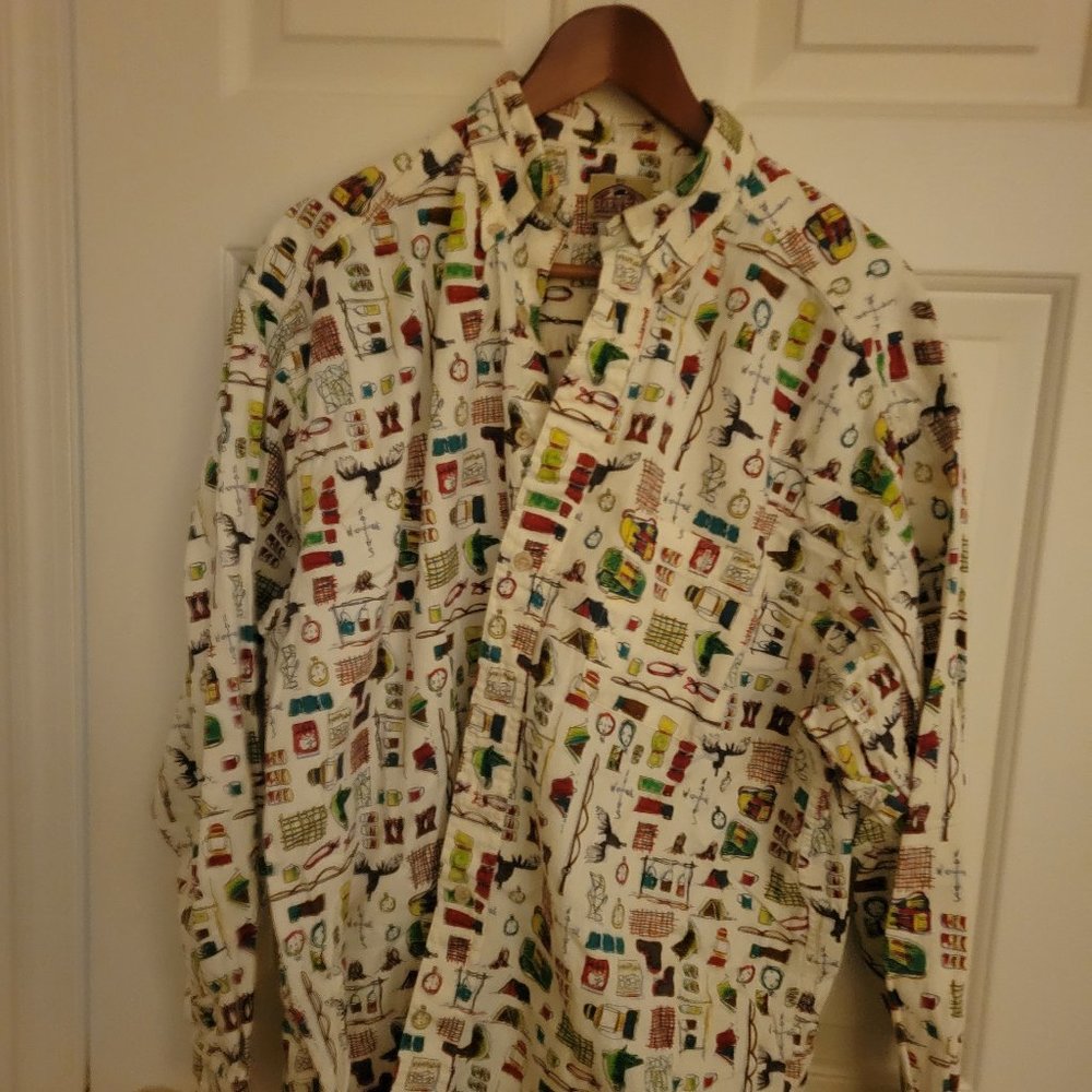 barn fly m mens button shirt